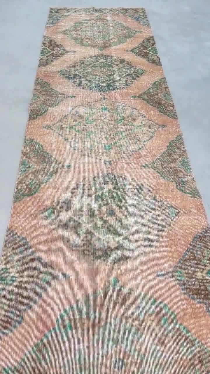 3x12ランナーラグ、ヴィンテージラグ、トルコラグ、アンティーク